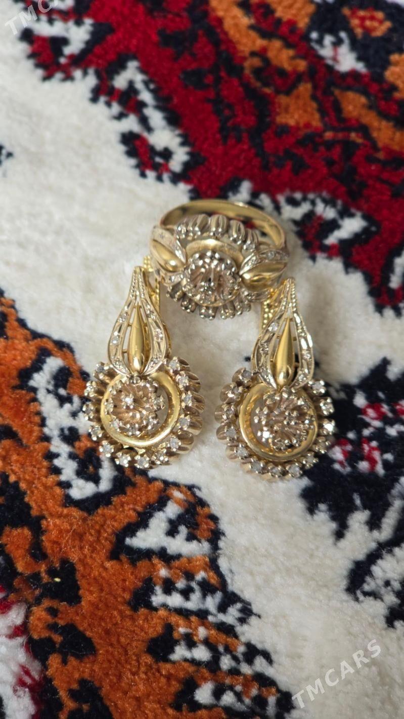 komplekt 16,47grm proba 585 - Ашхабад - img 1