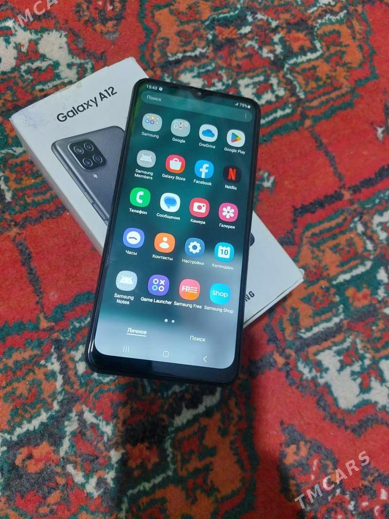 Samsung A12 64gb - Ашхабад - img 1