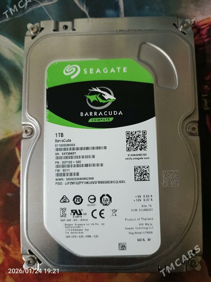 HDD SEAGATE 1000GB 2023 - Aşgabat - img 1