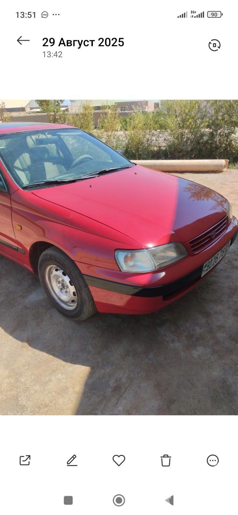 Toyota Carina 1993 - 100 000 TMT - етр. Туркменбаши - img 1