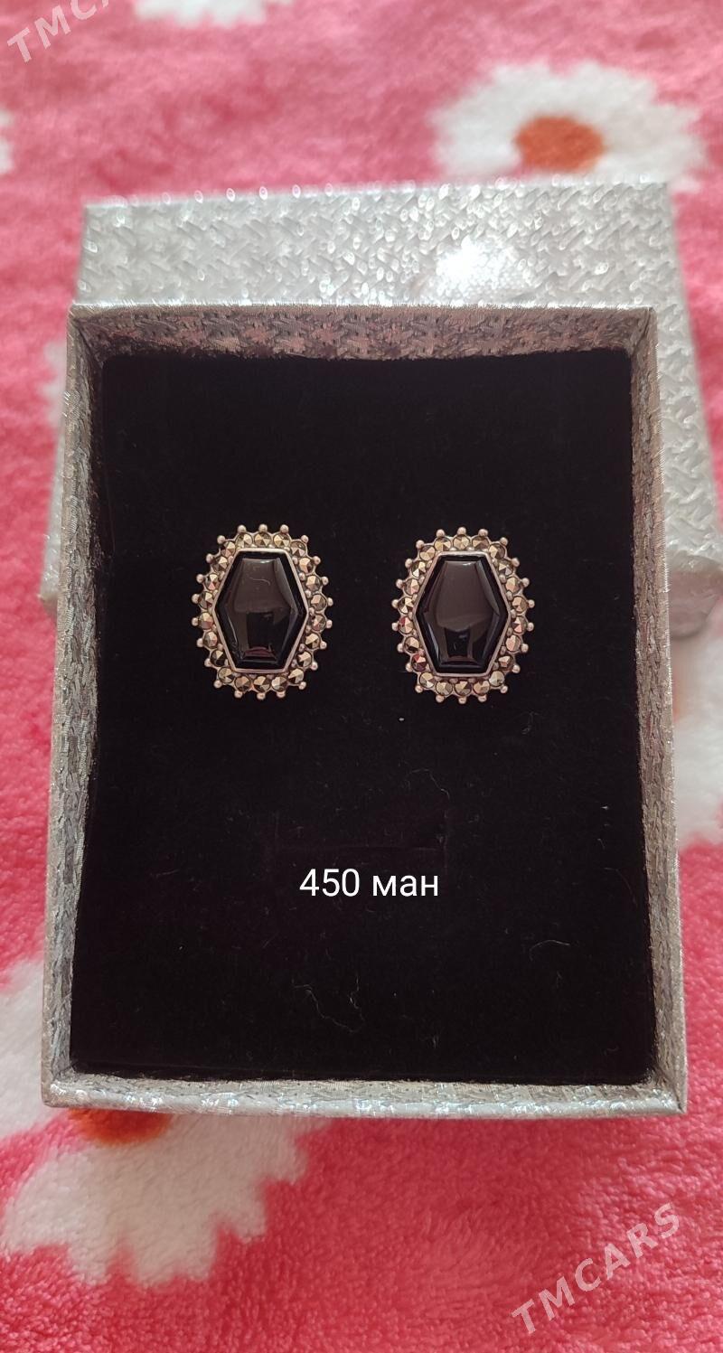 серьги серебро kümüş - Aşgabat - img 1