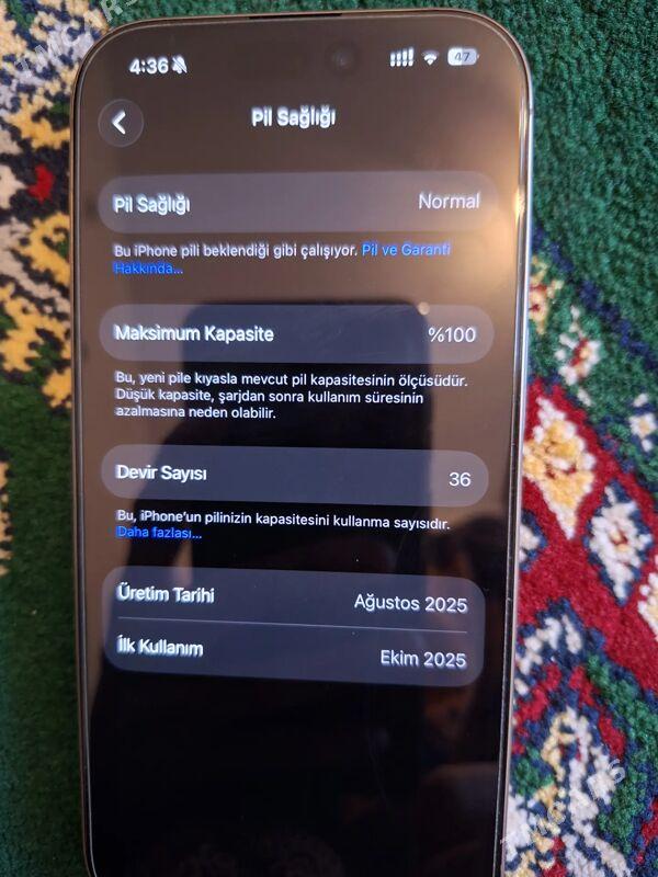 Iphone 16 pro 128 2sim - Гёкдепе - img 1