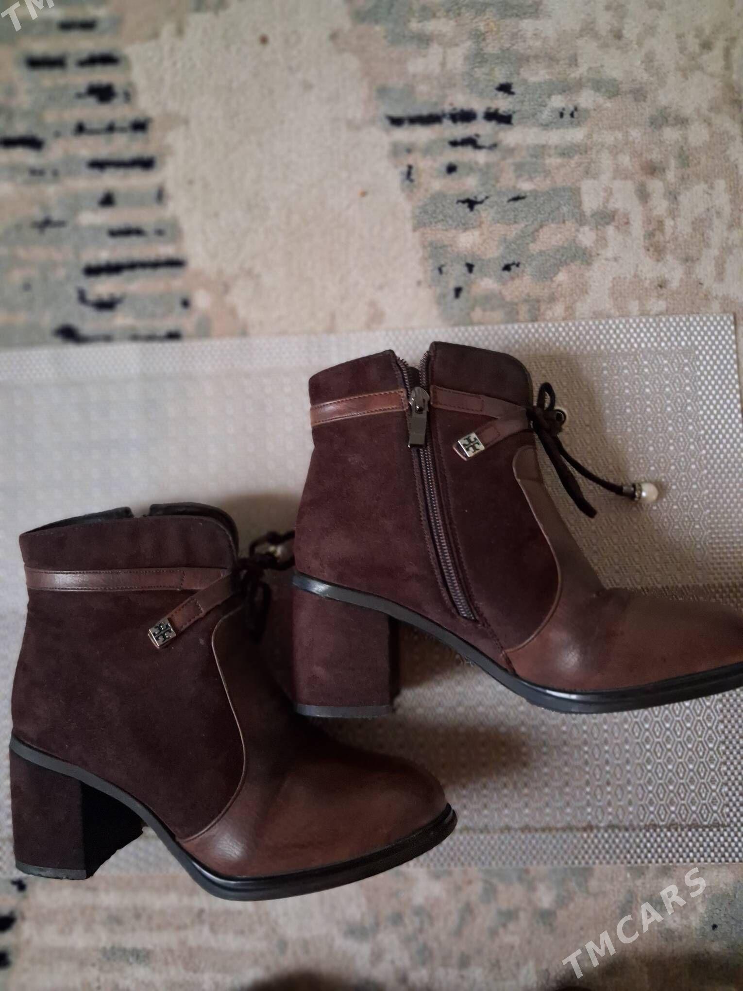 Ботинки кожа-замша - Туркменабат - img 1