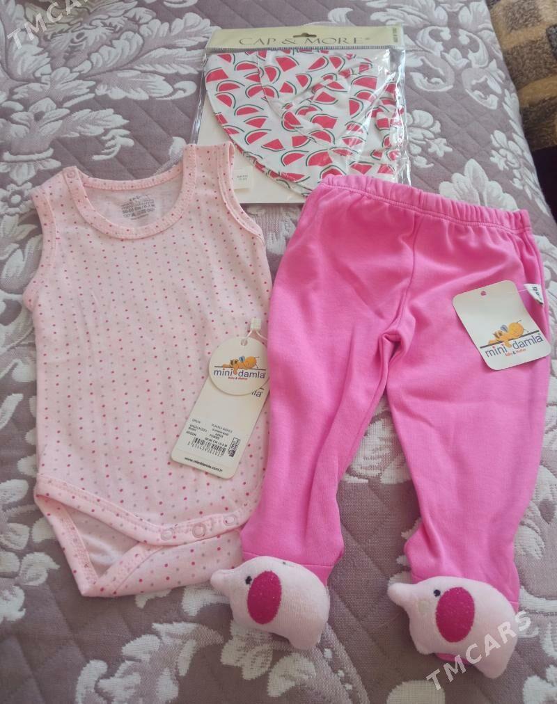 боди ,ползунок,панама 0-3мес - Aşgabat - img 1