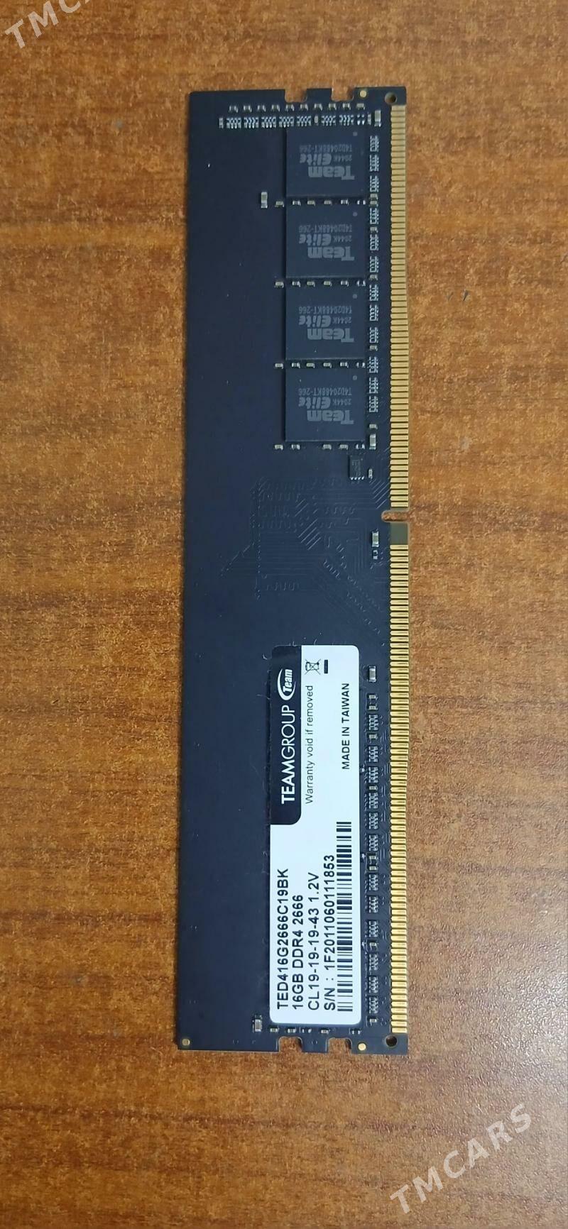 RAM, Operatiwka, DDR4 16gb - Ашхабад - img 1