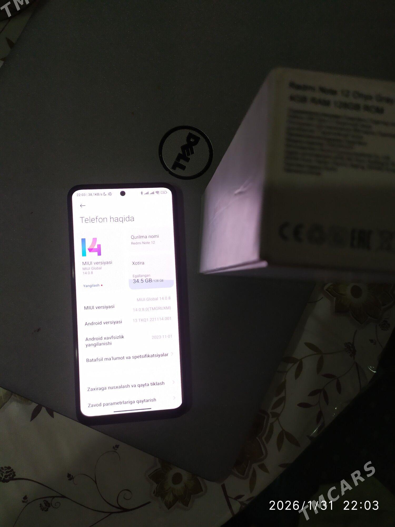 Redmi not 12 - Daşoguz - img 1