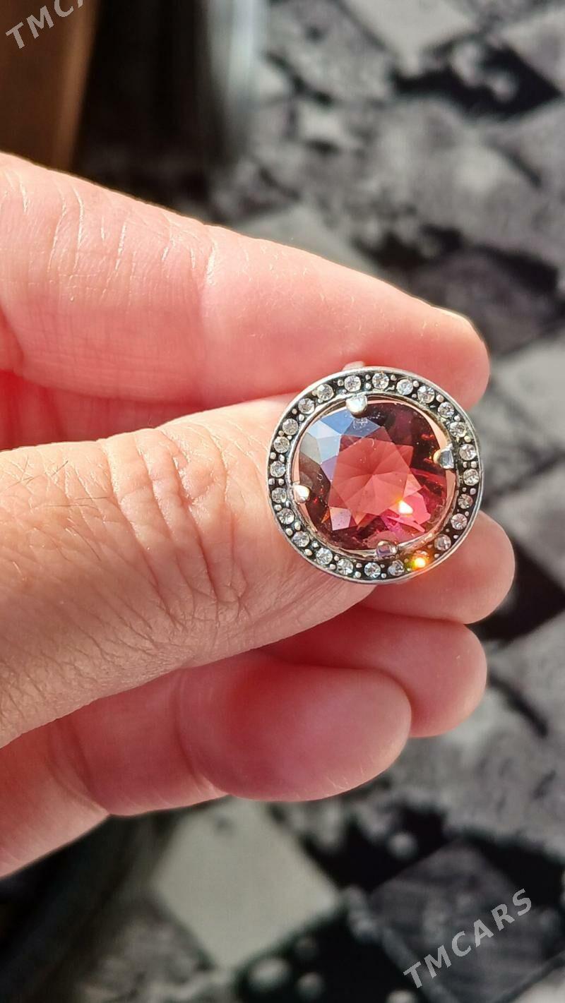 Orsun gyzyl yaly kumus yuzugi - Ашхабад - img 1