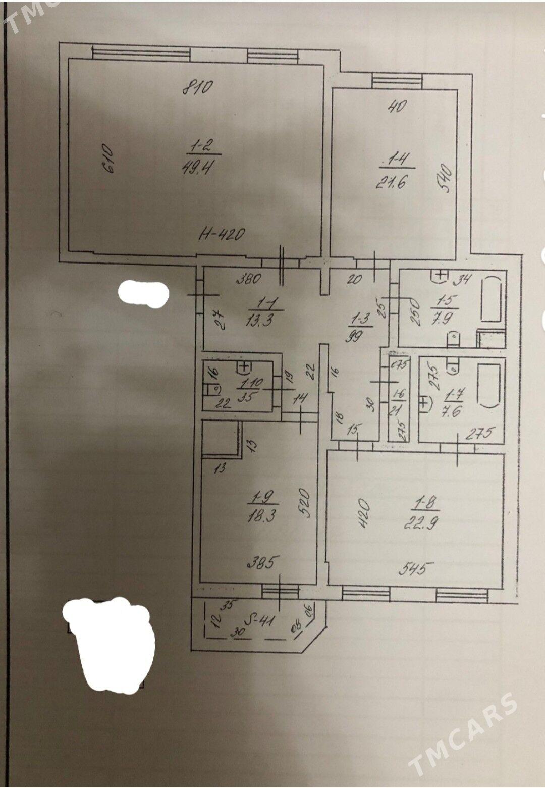 Elitka Podwoyski 3 Kom 165m - ул. Подвойского (Битарап Туркменистан шаёлы) - img 1