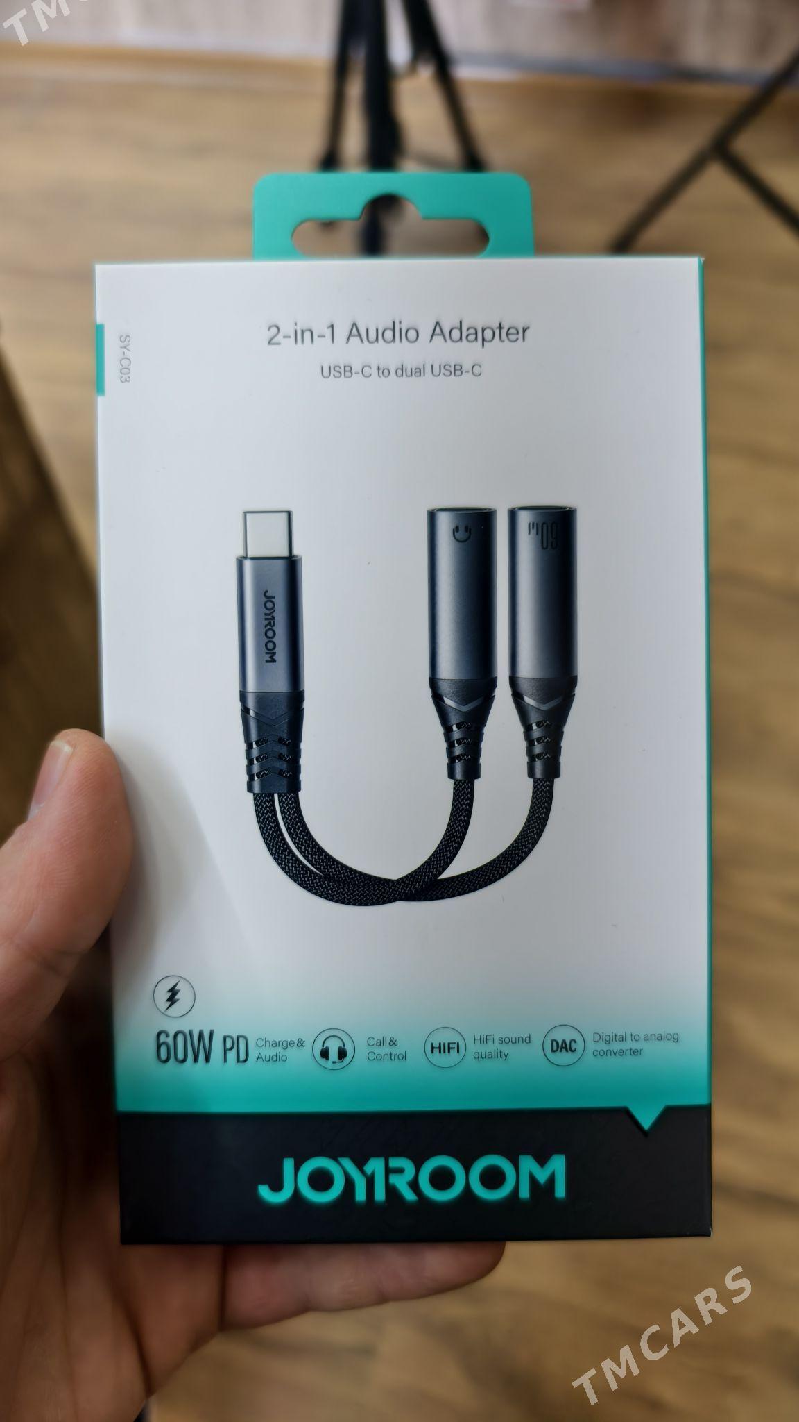 Joyroom convert audio Adapter - Aşgabat - img 1