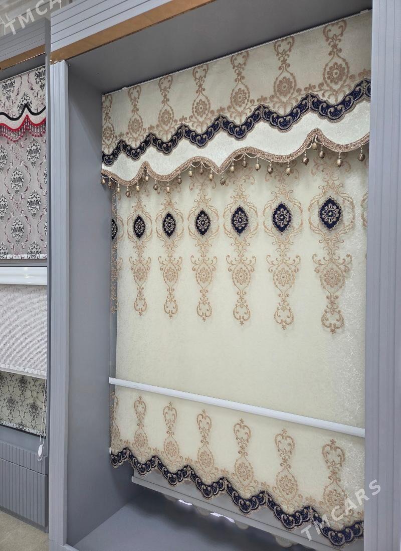 JALYUZI TUTY ЖАЛЮЗИ ЗЕБРА РОЛ - Ak bugdaý etraby - img 1