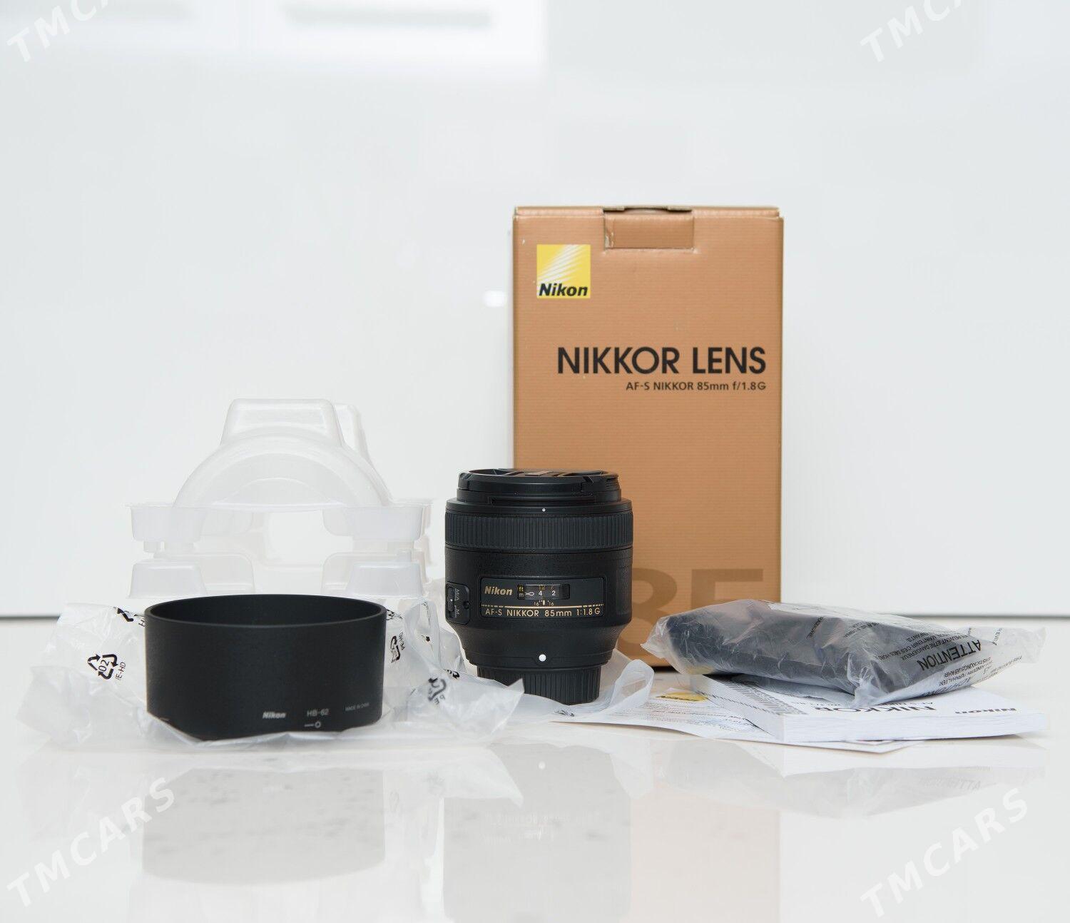 Obýektiv Nikon FX 85mm f/1.8 - Aşgabat - img 1