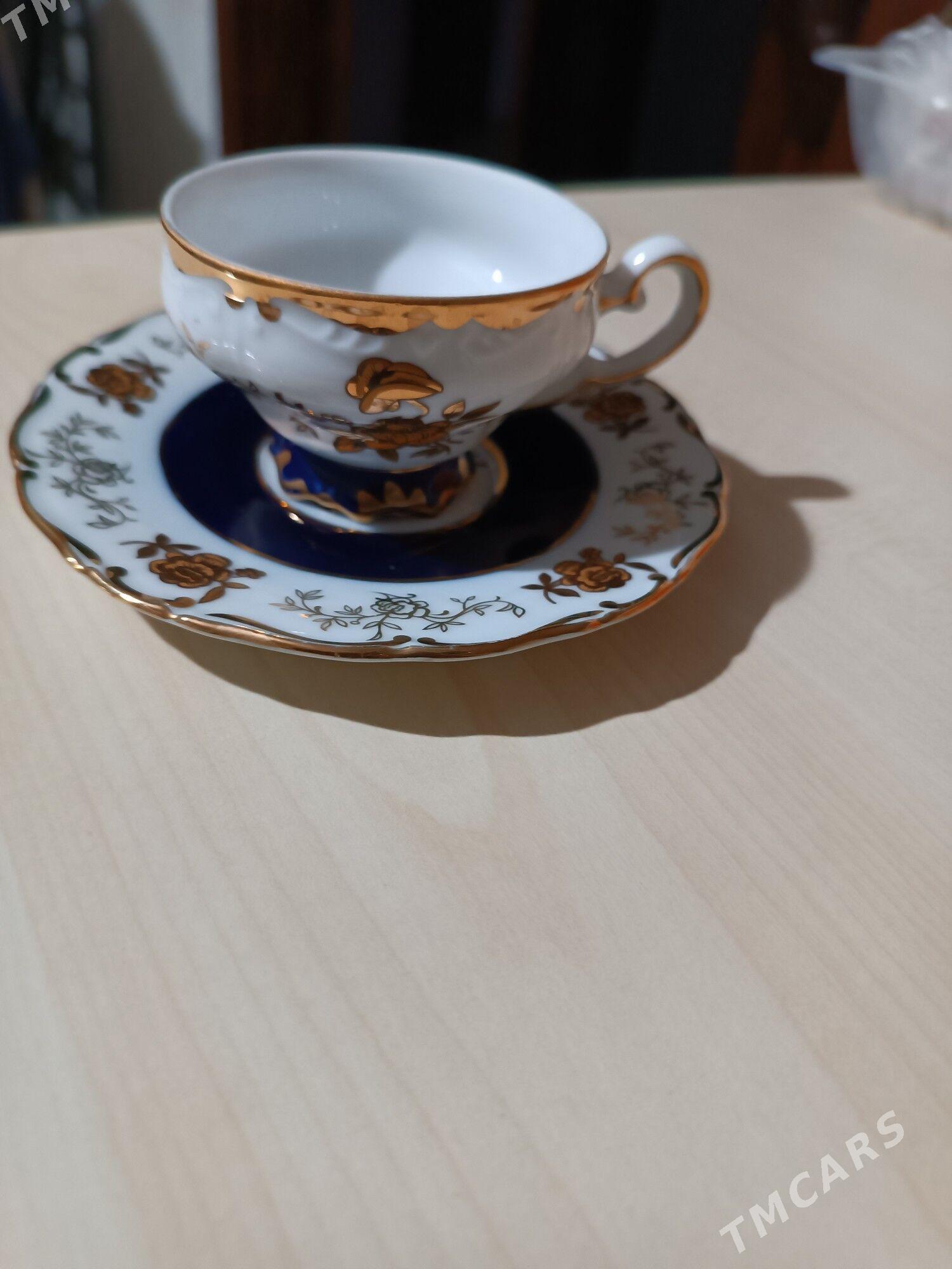 кофейная чашка с блюдцем - Türkmenbaşy - img 1