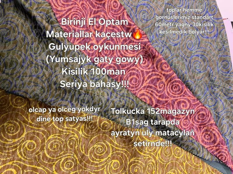 Birinji El Optam Matalar!!! - "Алтын Асыр" Гундогар базары ( Толкучка) - img 1