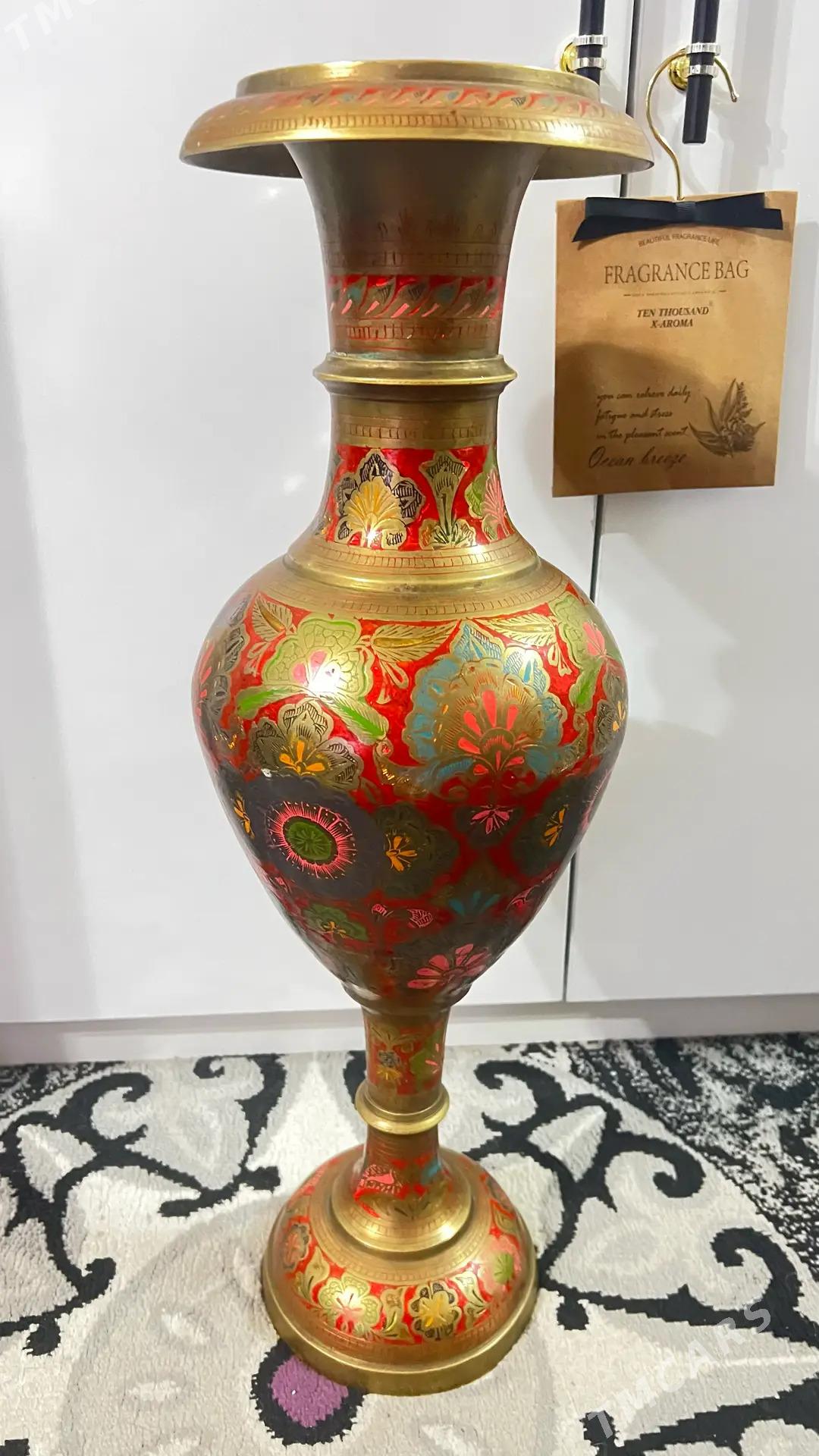 Ваза Латунь СССР - Aşgabat - img 1