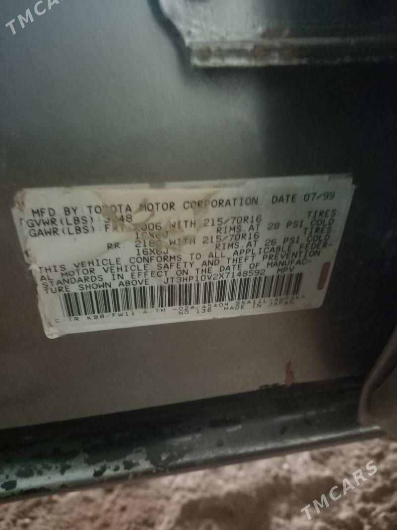 Toyota RAV4 2000 - 95 000 TMT - Кёнеургенч - img 1