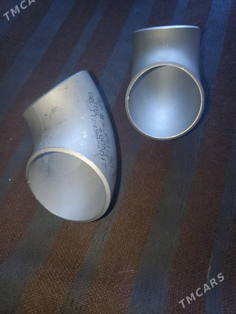нержавеющая колена д57мм.(60×3 - Мары - img 1