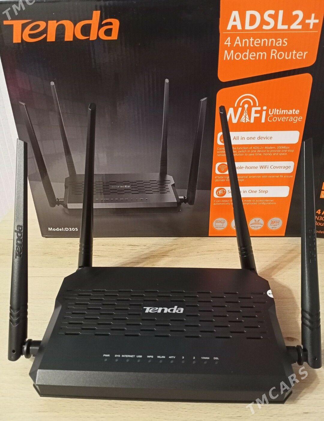 Tenda router D305 Тенда роутер - Ашхабад - img 1