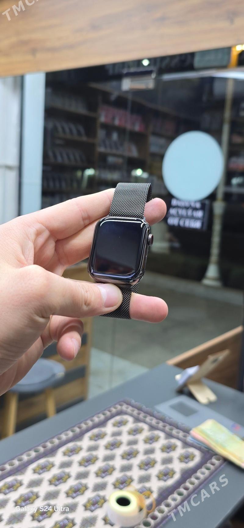 APPLE WATCH 7 stainless steel - Aşgabat - img 1