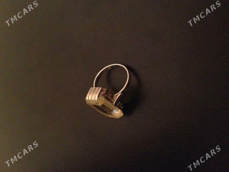 Кольцо из позолоченного серебра с цитрином - Aşgabat - img 1