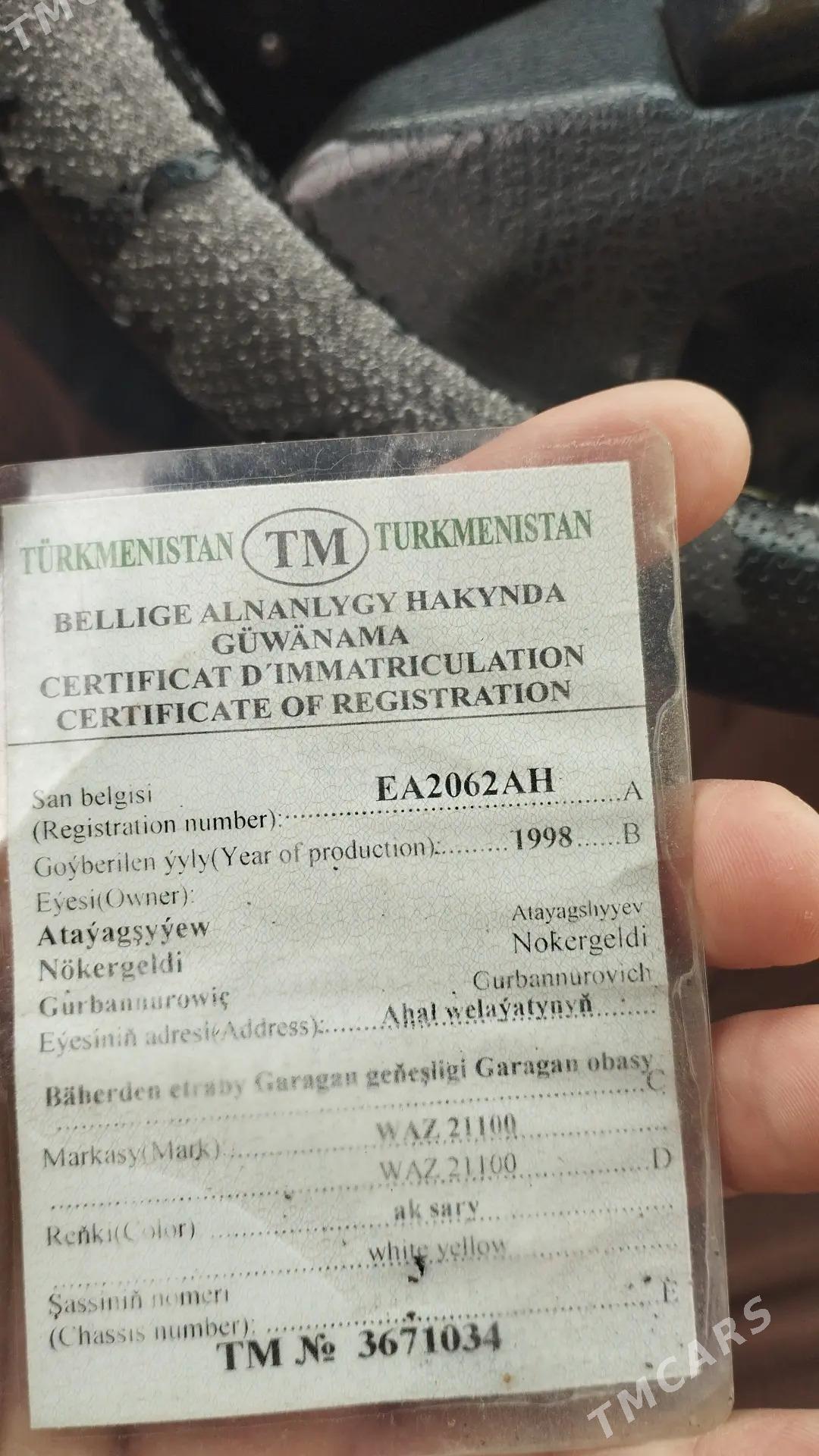 Lada 2110 1998 - 30 000 TMT - Гёкдепе - img 1