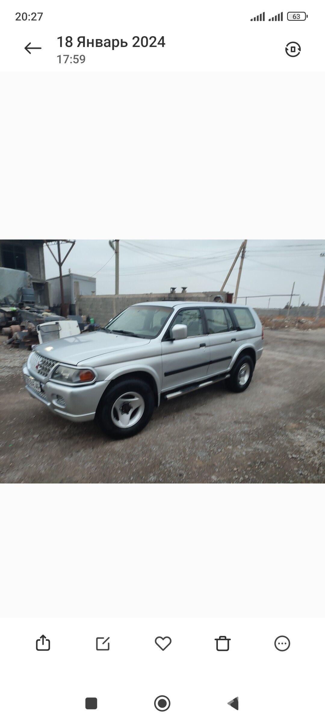 Mitsubishi Montero 2000 - 88 000 TMT - Бузмеин - img 1