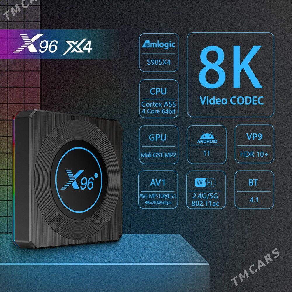 X96 MAX 8K ANDROID TŸUNER - Ашхабад - img 1