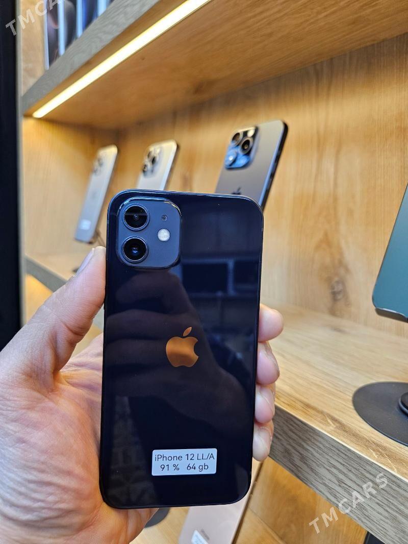 iPhone 12__64 gb LLA 91% - Ашхабад - img 1