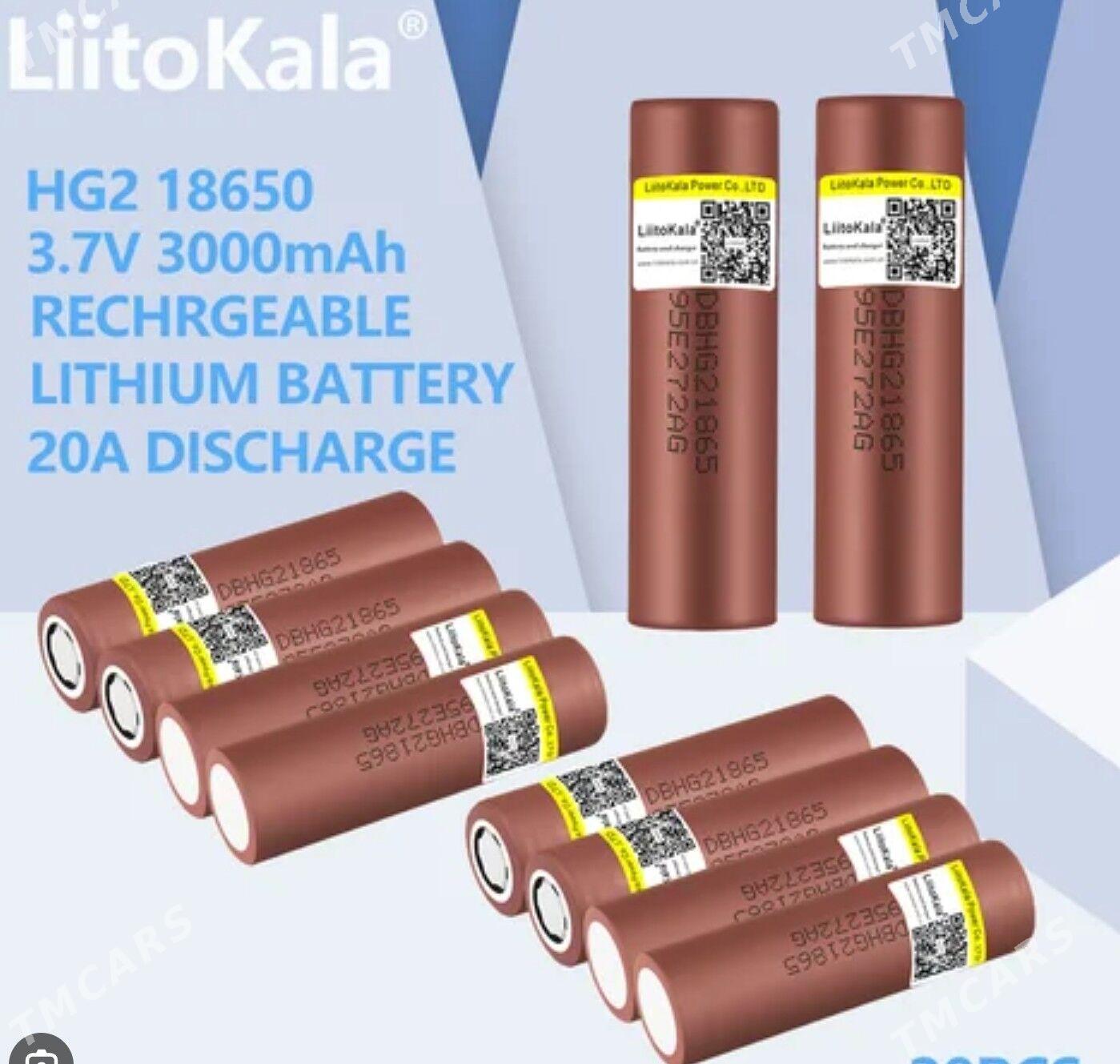 LITOKALA BATAREY 3,7V 3000mah - Aşgabat - img 1