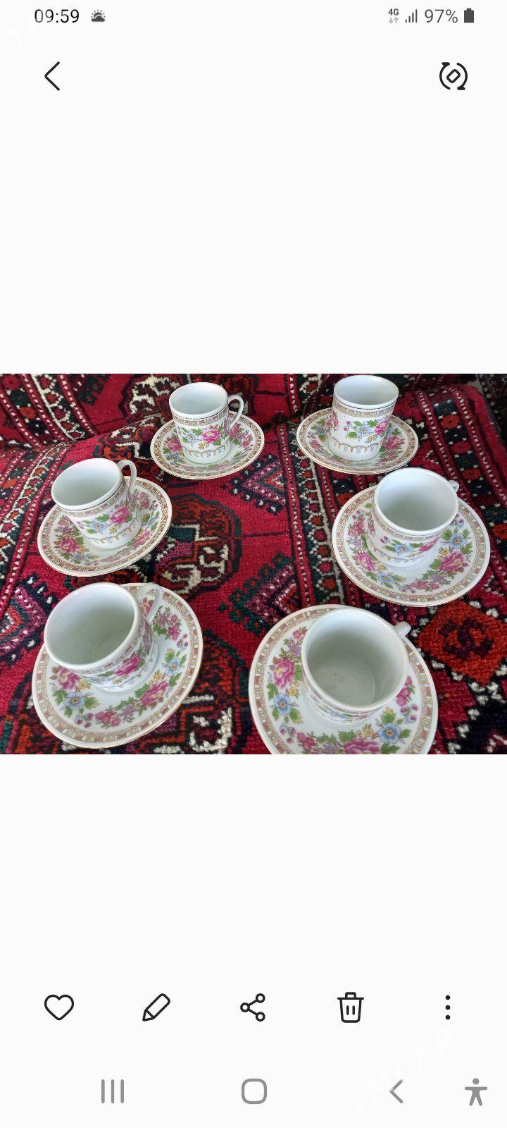 кофейные чашки новые - Ашхабад - img 1