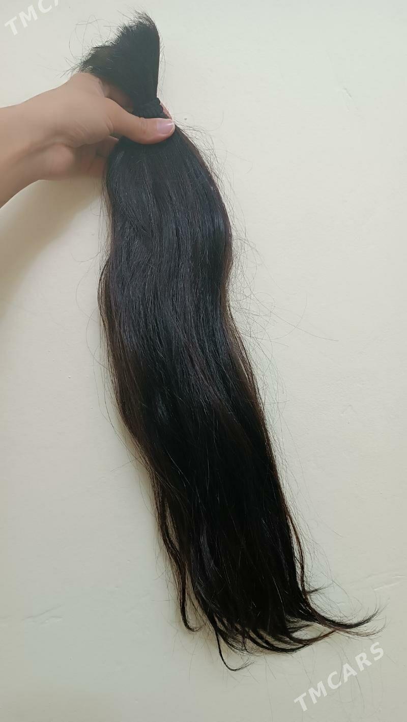 60 см натуральные волосы saç - 10 mkr - img 1