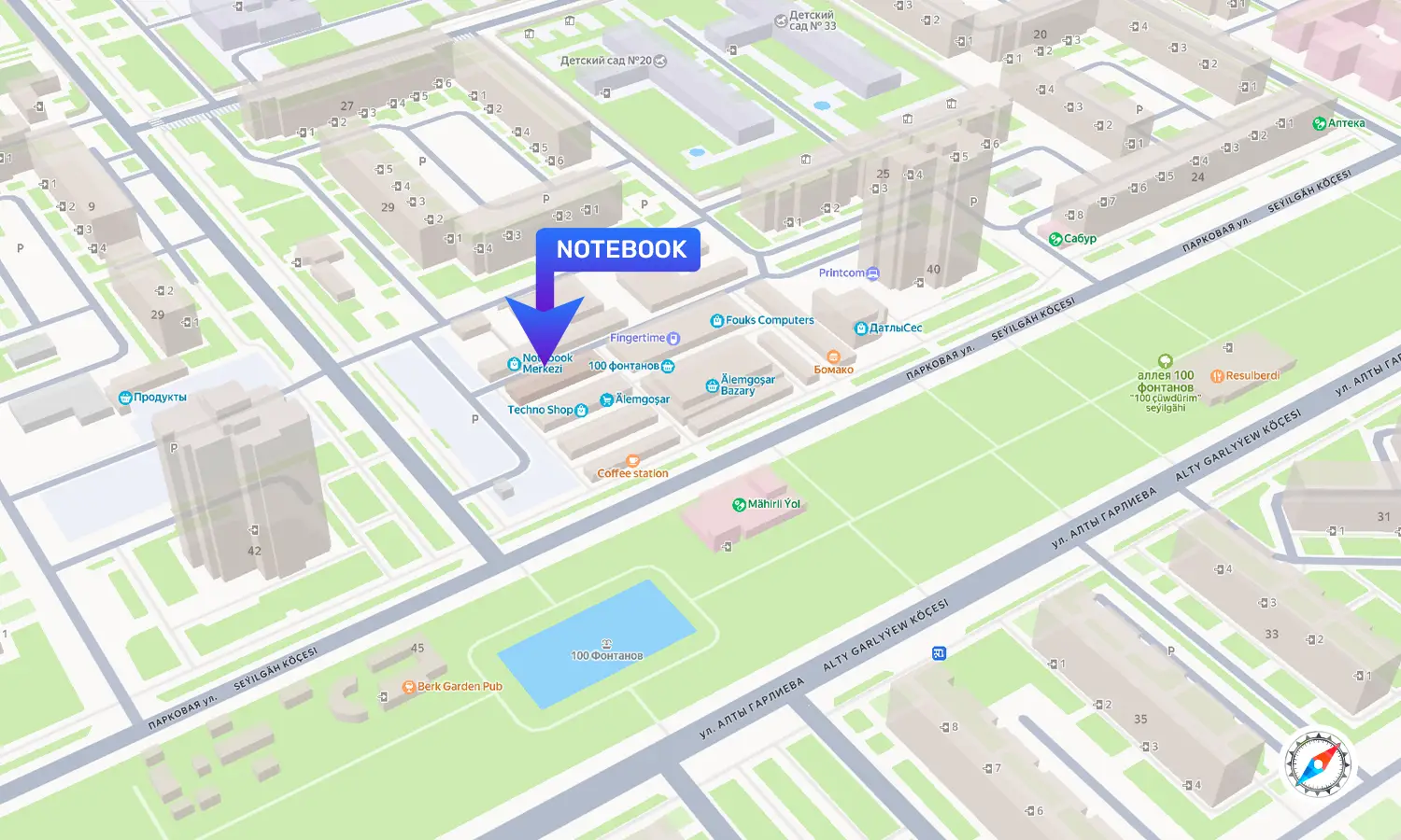 NOTEBOOK MERKEZI Map Location