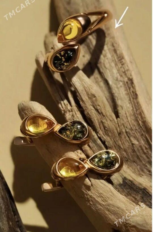 янтарные серьги - Aşgabat - img 1