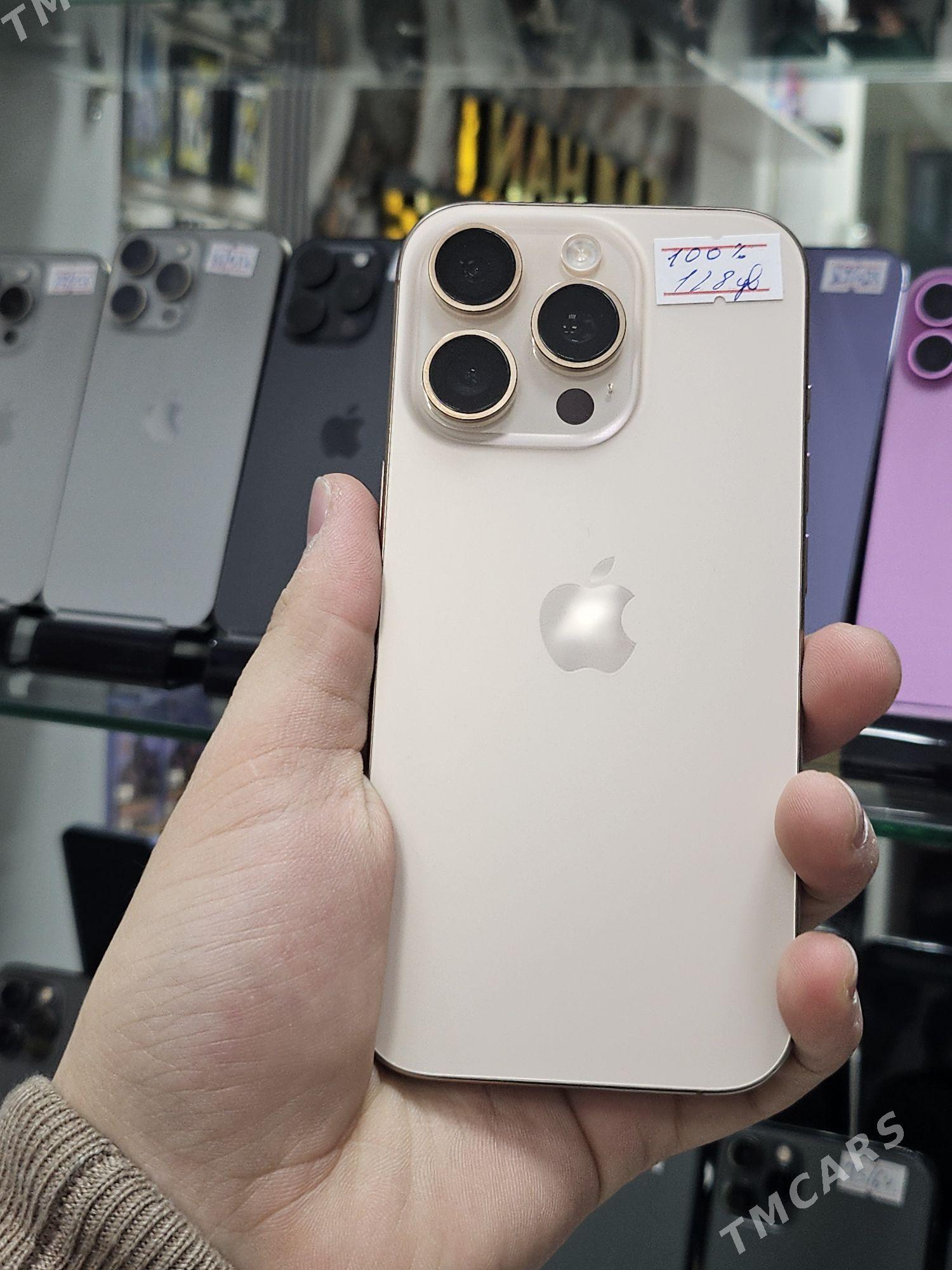 iphone 16 pro 100% 128gb - Garaşsyzlygyň 15 ýyllygy Söwda Merkezi - img 1