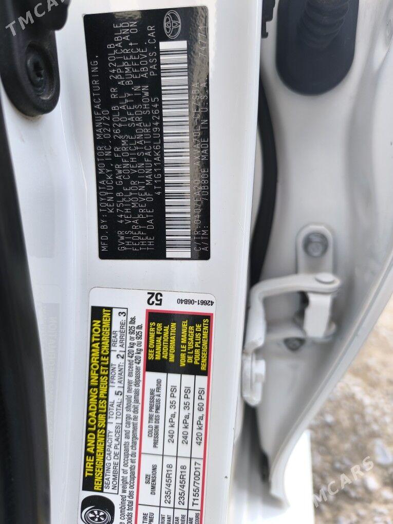 Toyota Camry 2020 - 345 000 TMT - Aşgabat - img 1