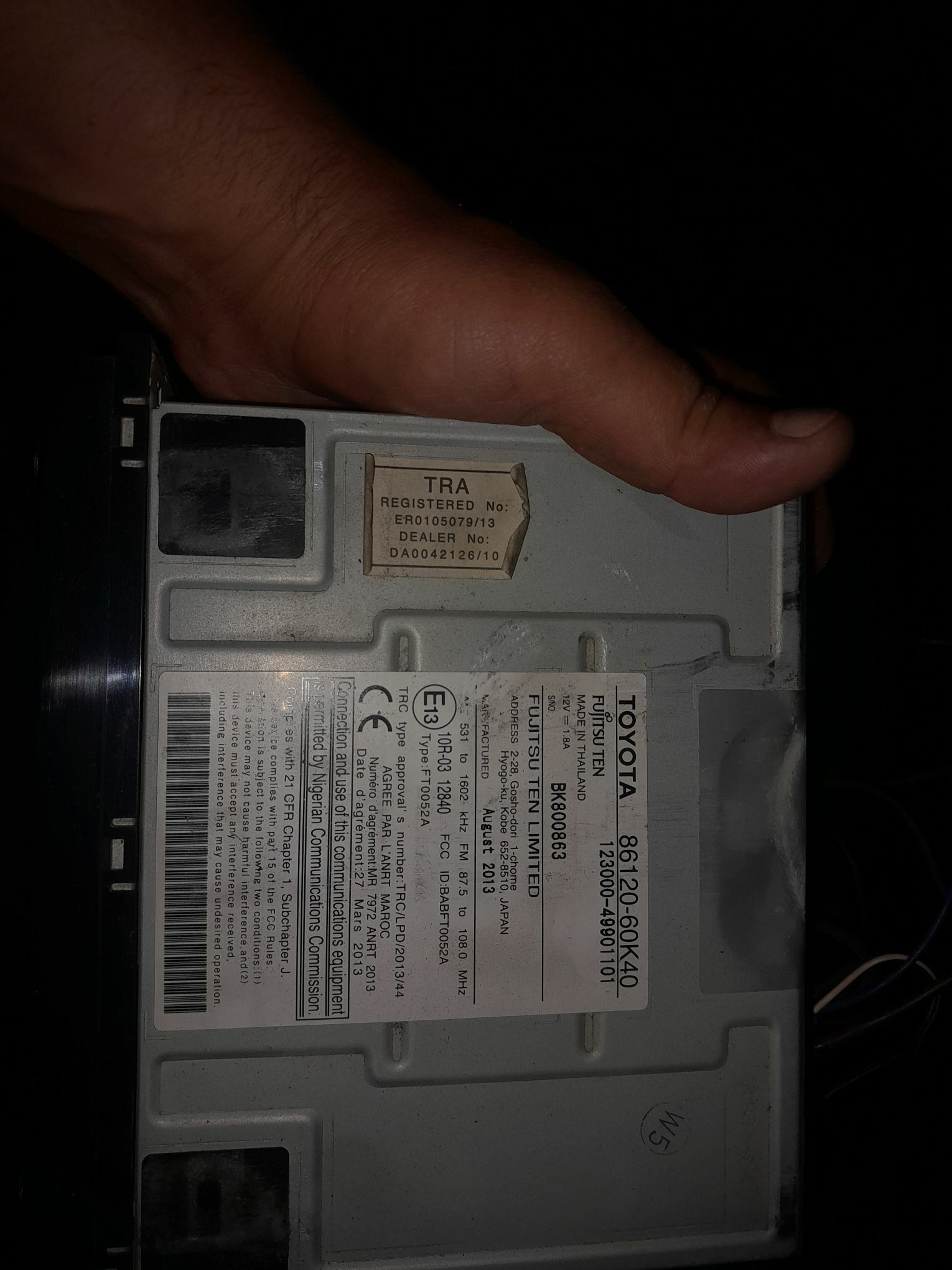 Toyota magnitafon USB AUX BT 400 TMT - Aşgabat - img 1