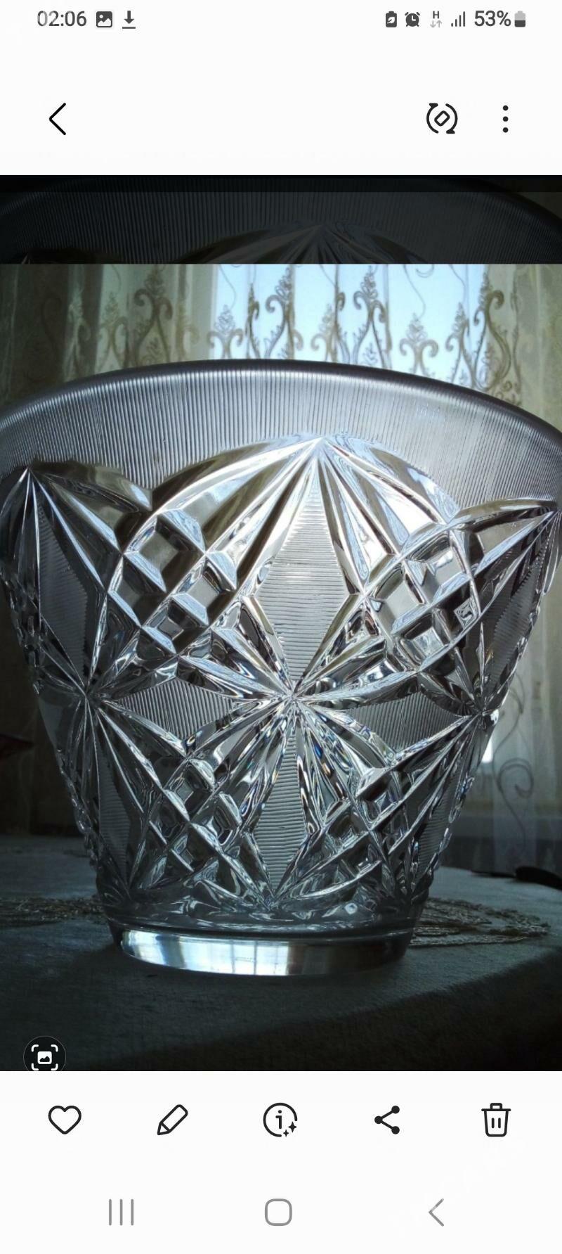 Хрустальные вазы. - Aşgabat - img 1