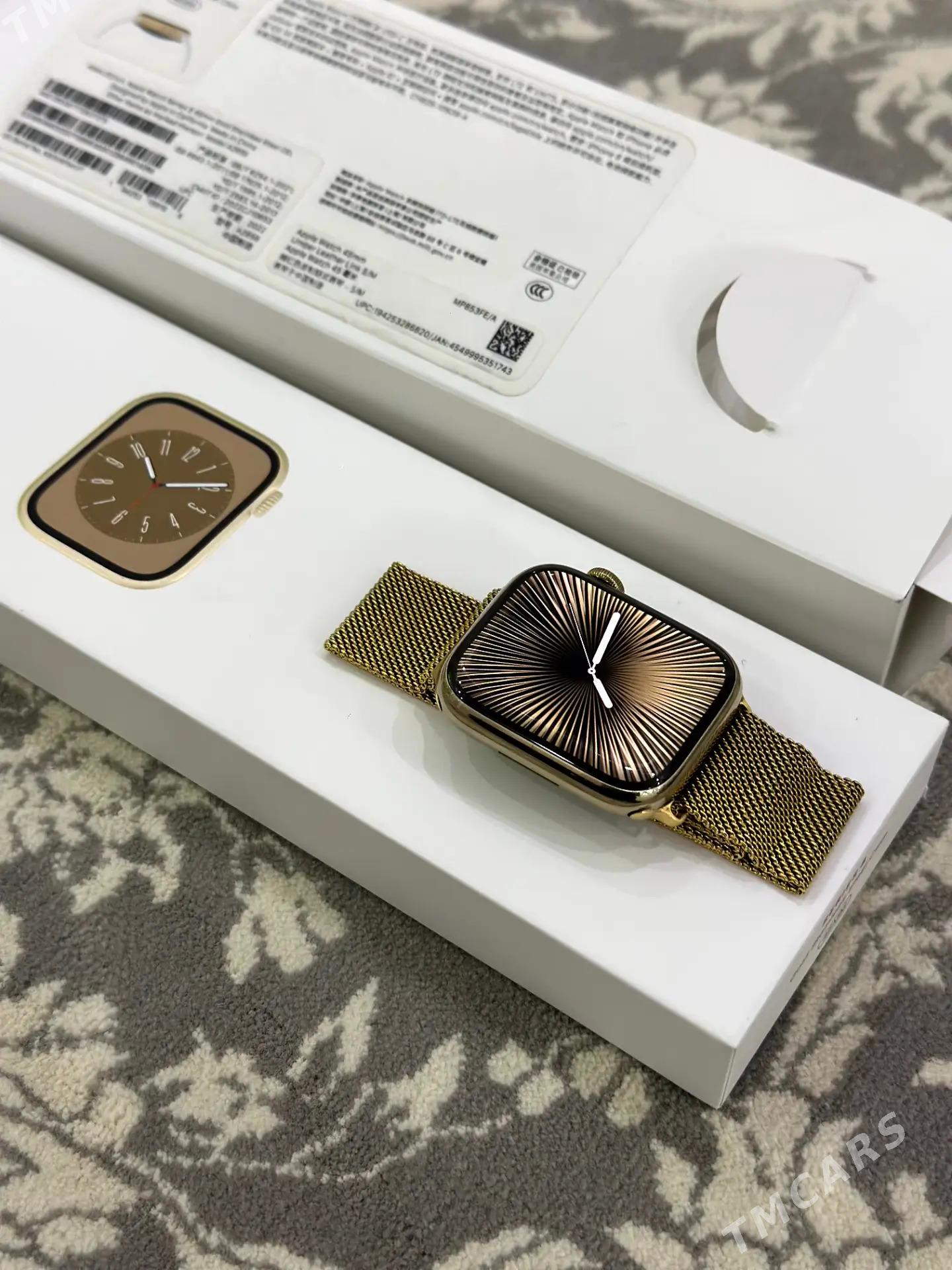 Apple Watch 8 45mm Steinles - Ашхабад - img 1