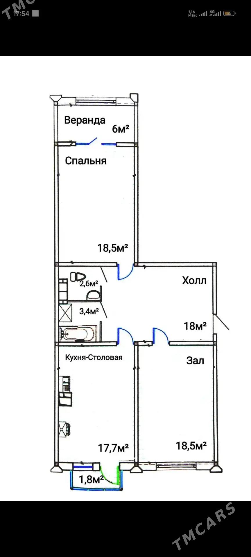 обмен квартиру на машину - Aşgabat - img 1