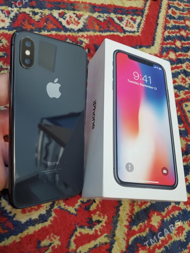 iphone x 64gb 71% - Ашхабад - img 1