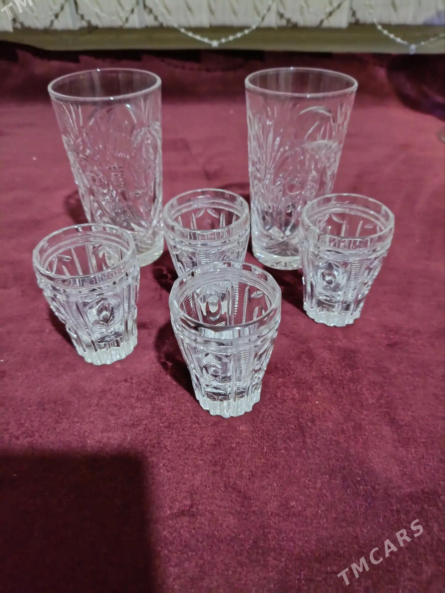 хрусталь, посуда,  стаканы - Aşgabat - img 1