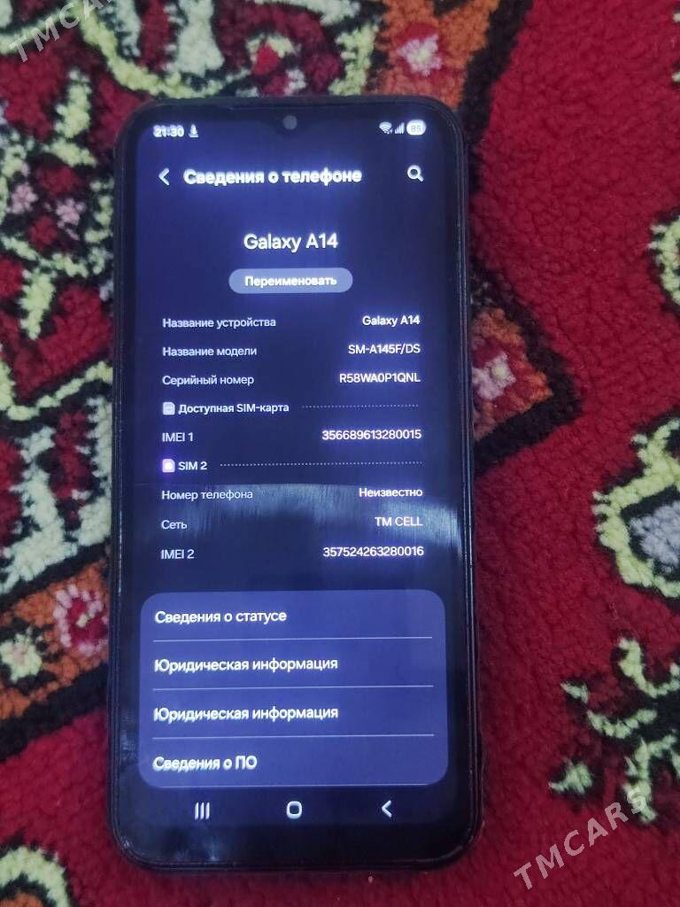 Samsung A14 - етр. Туркменбаши - img 1