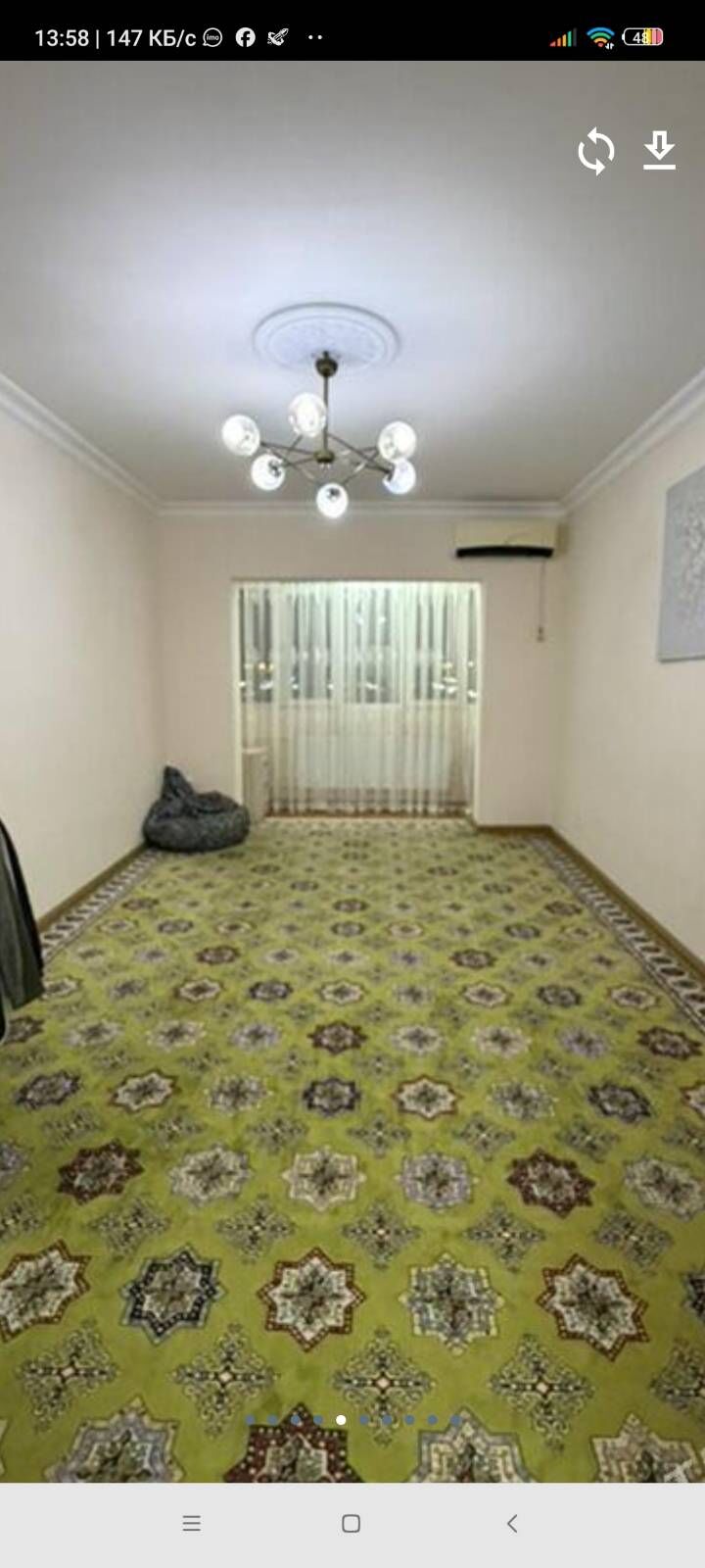 Гагарина 4эт 2ком 65м2 Срочн - Ашхабад - img 1