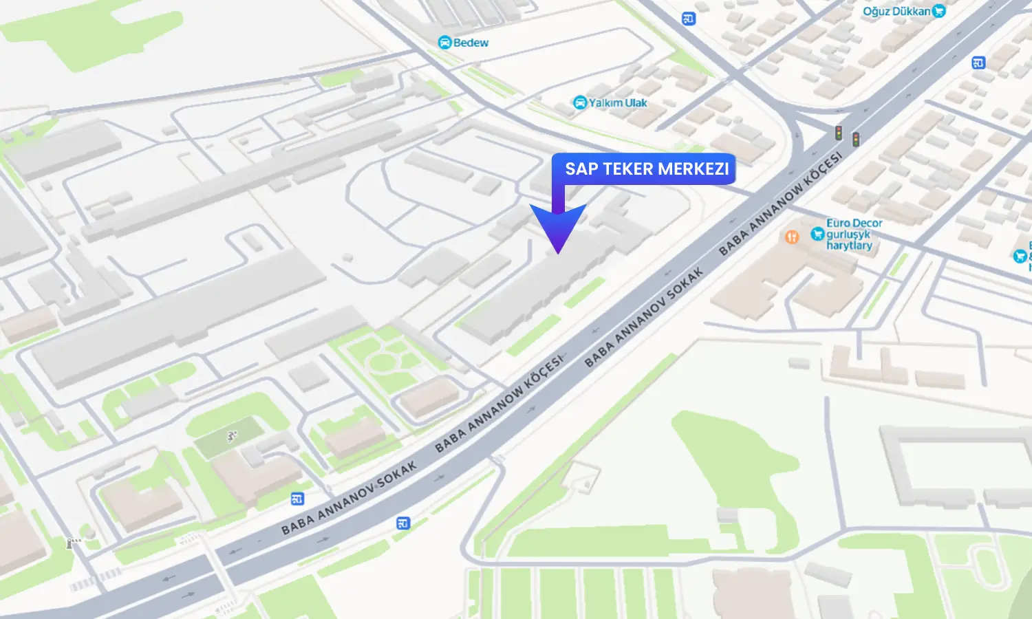 SAP TEKER MERKEZI Map Location