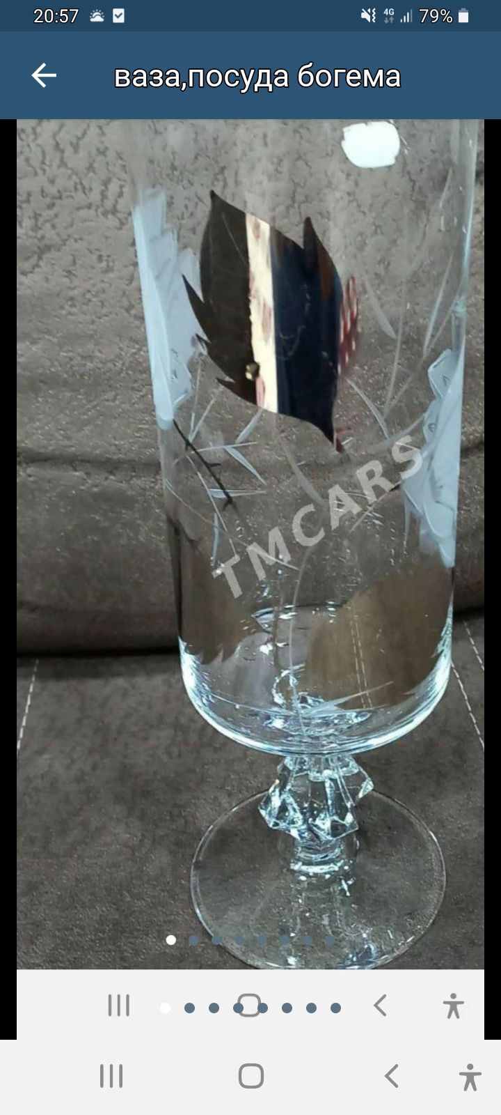 ваза богемия,фужеры - Ашхабад - img 1