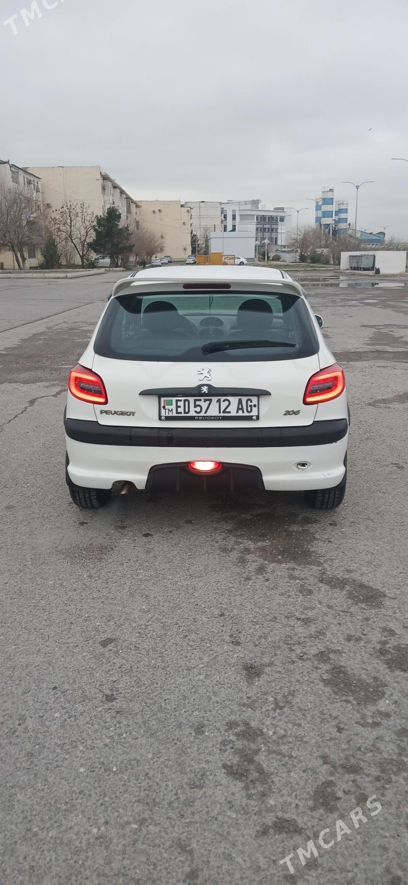 Peugeot 206 2010 - 98 000 TMT - Ашхабад - img 1