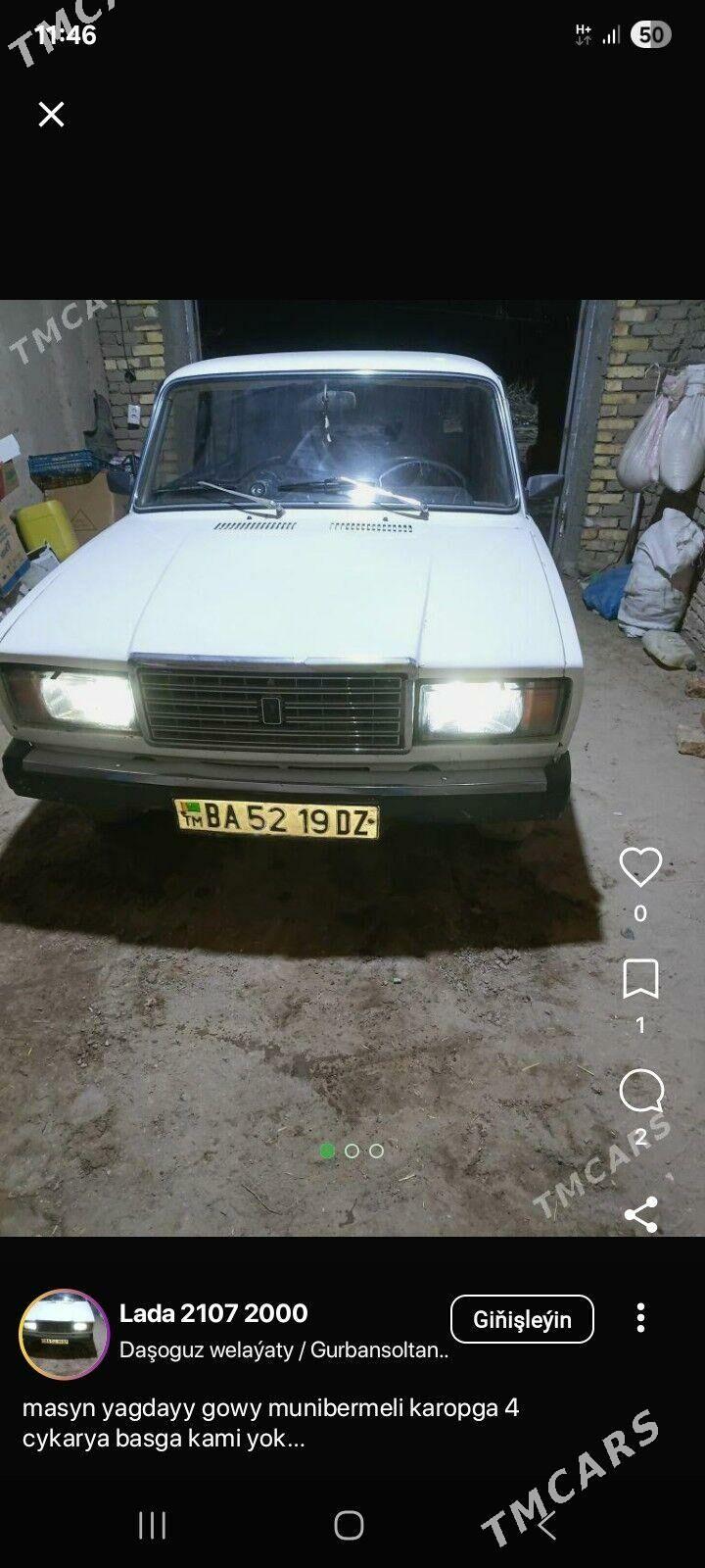 Lada 2107 2000 - 30 000 TMT - Гурбансолтан Едже - img 1