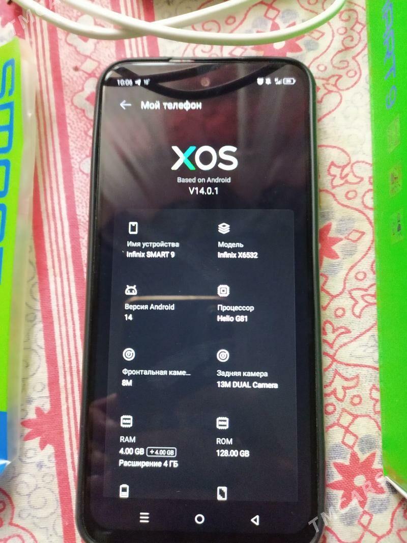 İnfinix Smart 9 8/128gb. - Туркменабат - img 1