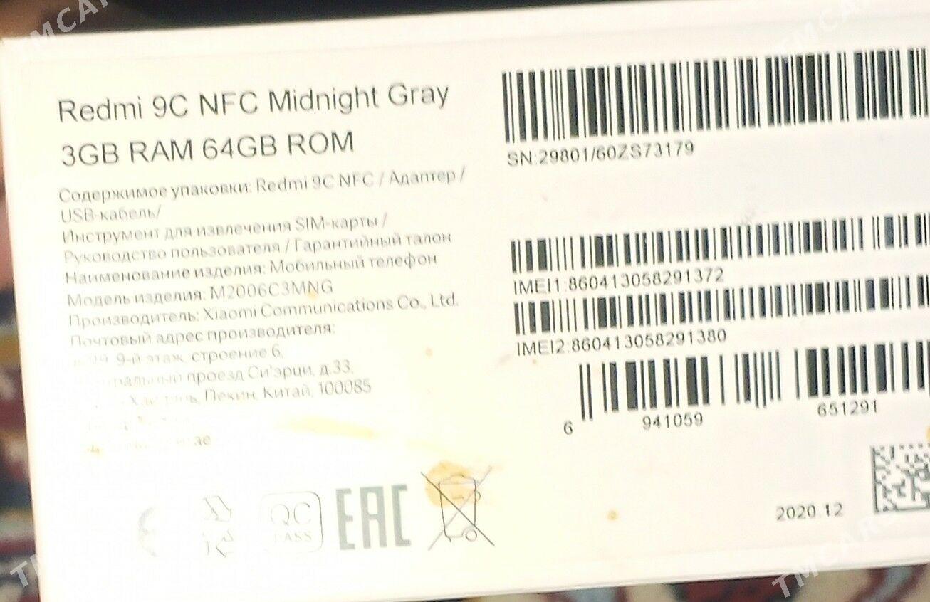 Redmi 9 C 64 pam ram3 arasa te - Täze zaman - img 1