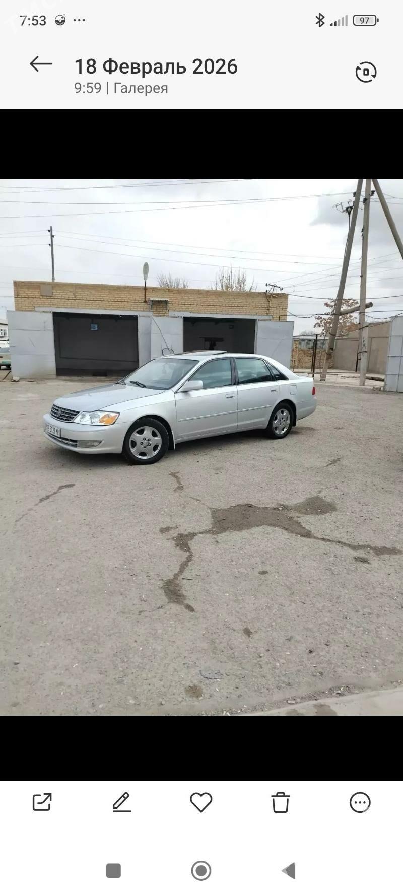 Toyota Avalon 2001 - 220 000 TMT - Ёлётен - img 1