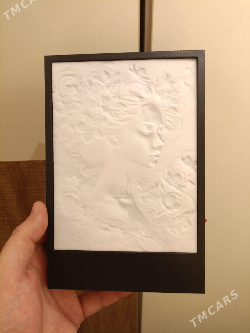 3D portret, swetilnik, sowgat. - Türkmenbaşy - img 1